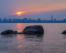 东湖夕阳
