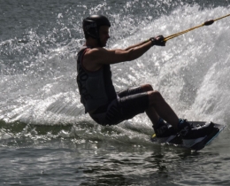 wakeboarding in summer
